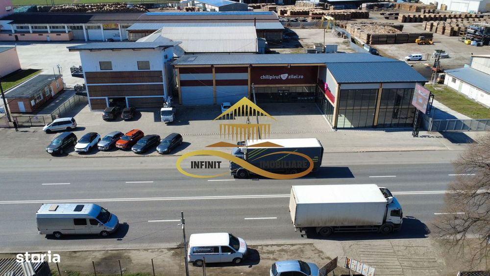 Hala cu cladire de birouri | Stefan cel Mare | Roman/Neamt