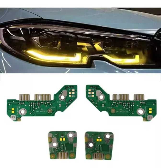 Modul Angel Eyes DRL Galben BMW Seria 3 92, E93, F32,G30,F30,G01,G02,