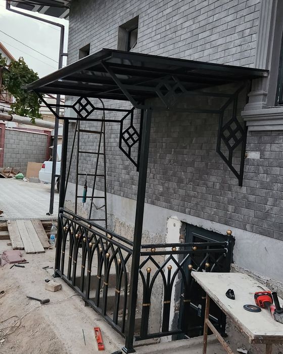 Svarka xizmati naves tom yopish reshotka temir darvoza eshik