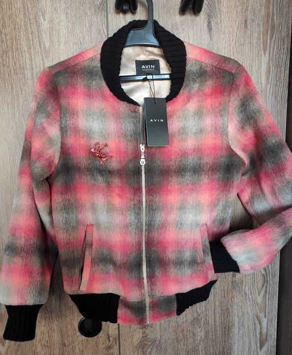 AVIN ново лимитирано вълнено яке бомбър размер S