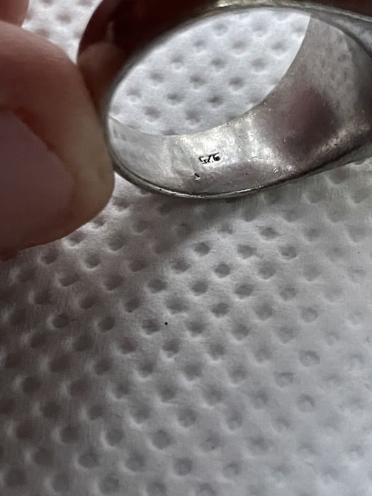 Inel de argint de designer