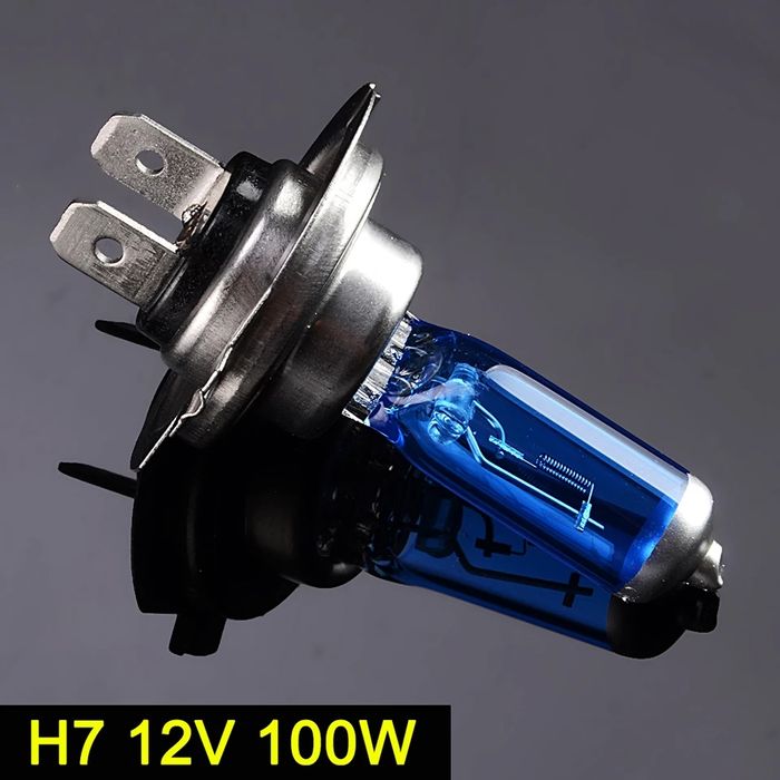 Becuri Halogen H1,H4,H7,H8,H9,H11,H13, ,HB3,HB4(+150% lumină Alb-Rece)