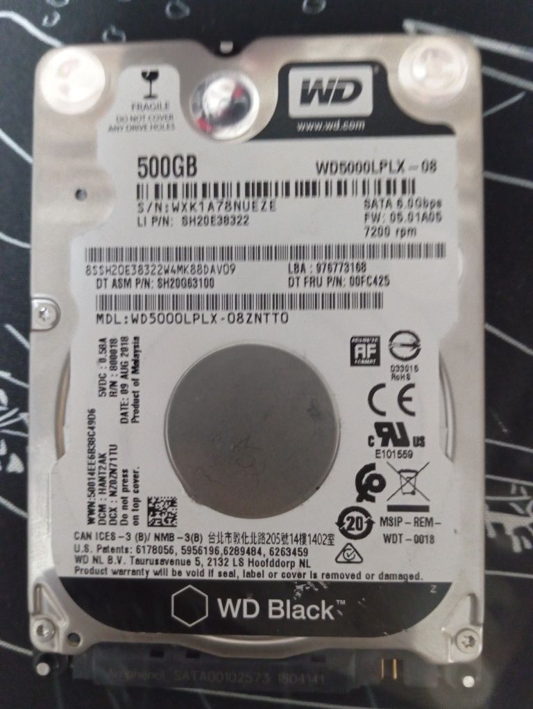 Жёсткий диск 500GB