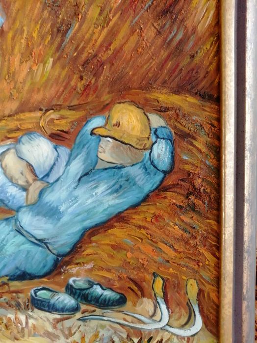 Tablou reproducere Vincent Van Gogh- pictura in cutit, realizat manual