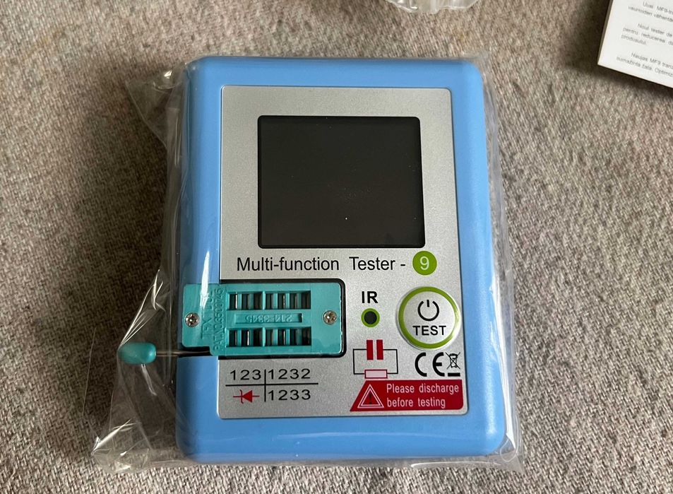 Tester multifuncțional componente electronice LCR ESR nou LCD