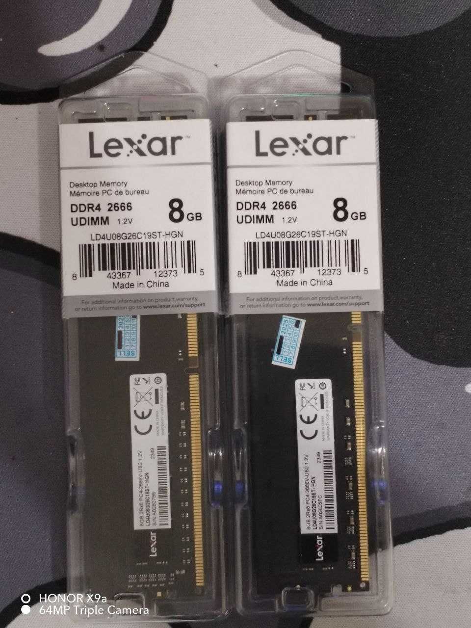 Оперативная память (новая) DDR4 2666 8гб 2шт
