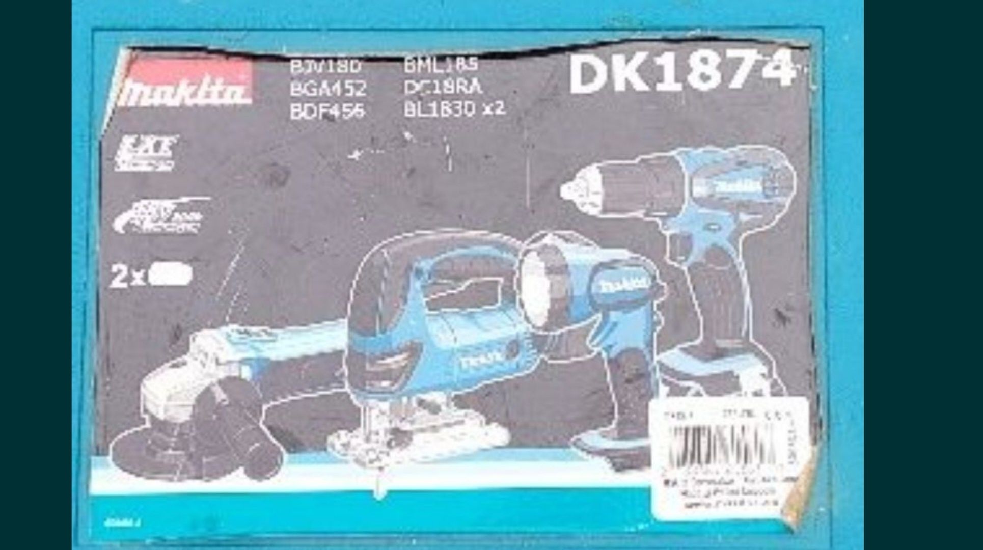 Valiza depozitare și transport Makita pt. 4 scule pe acumulator