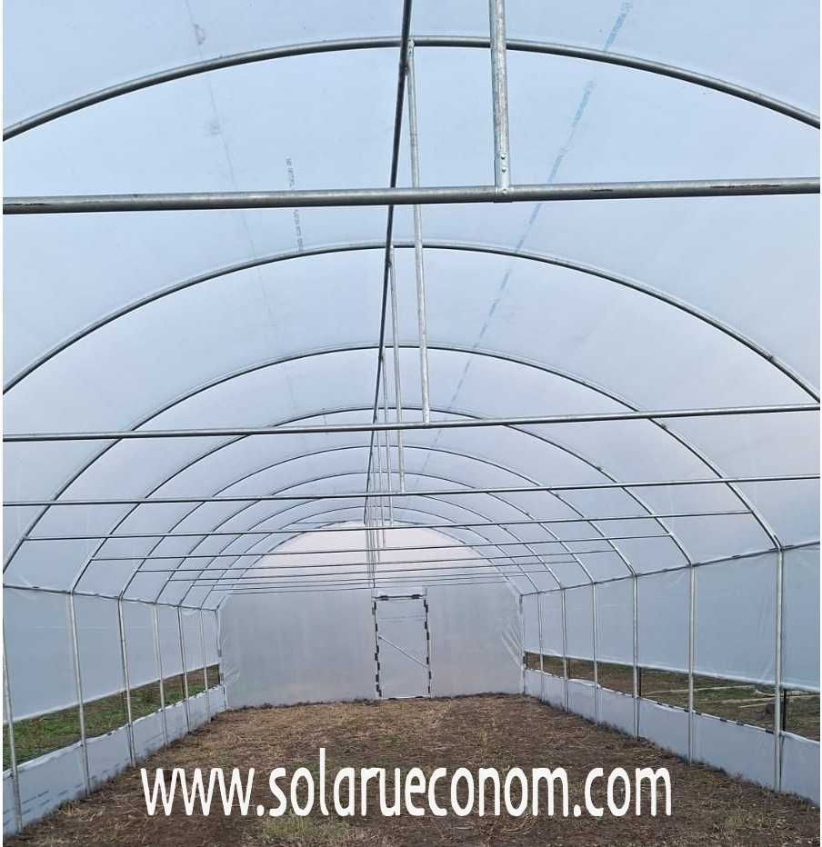 Solarii (sere) de gradina de la 12 mp la +120 mp - transport GRATUIT