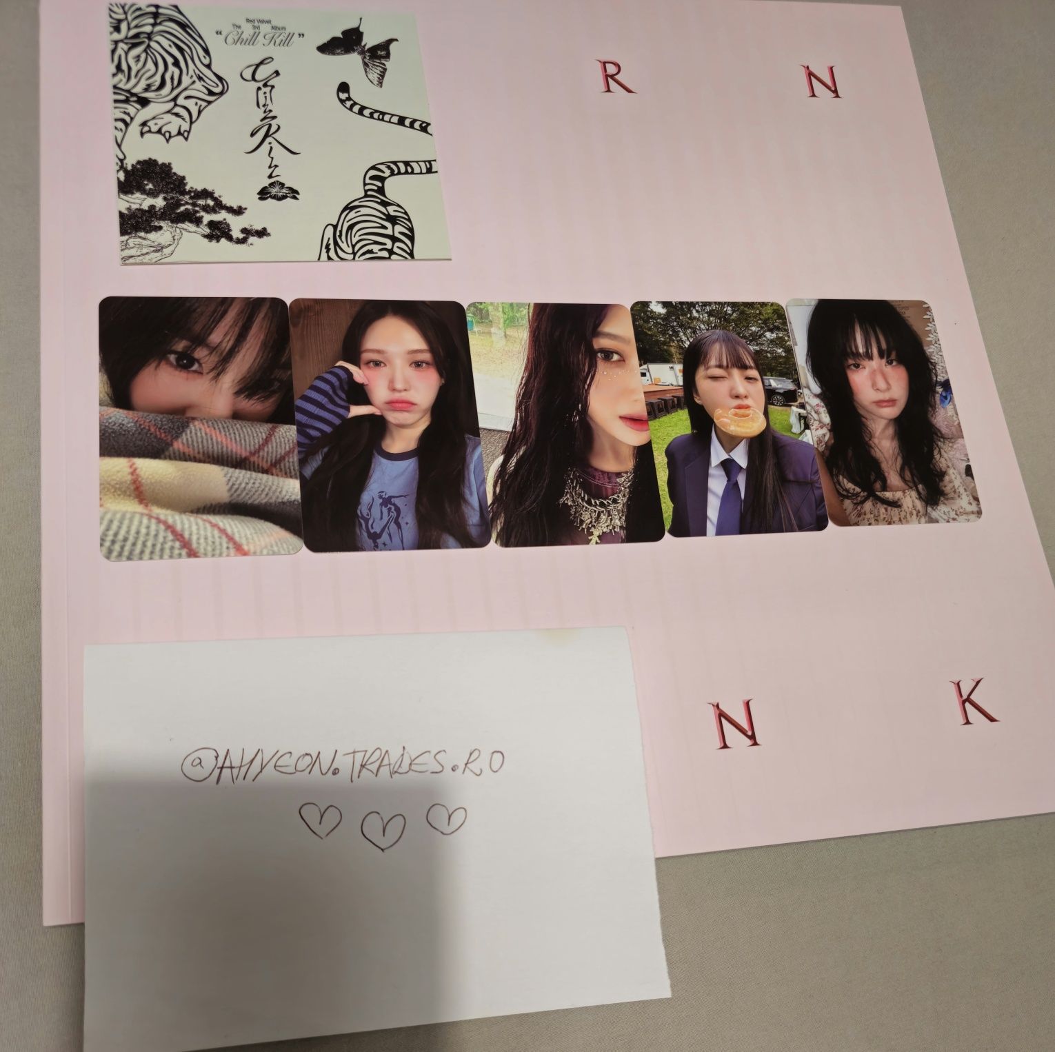 NOU! Set photocards Red Velvet Chill Kill bag ver kpop