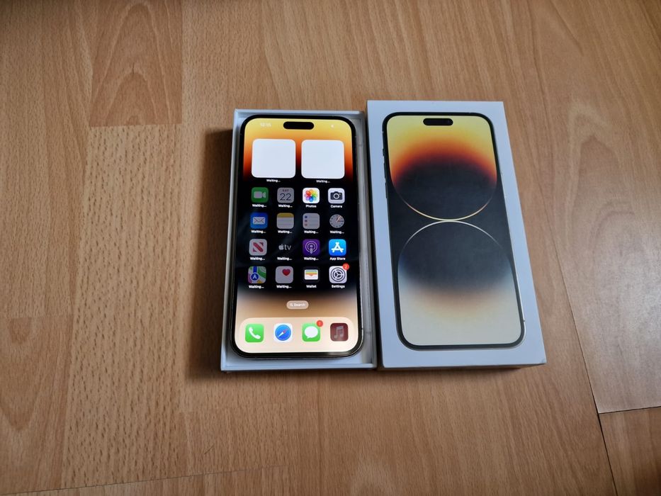 IPHONE 14 pro max 128GB, neverloked Gold