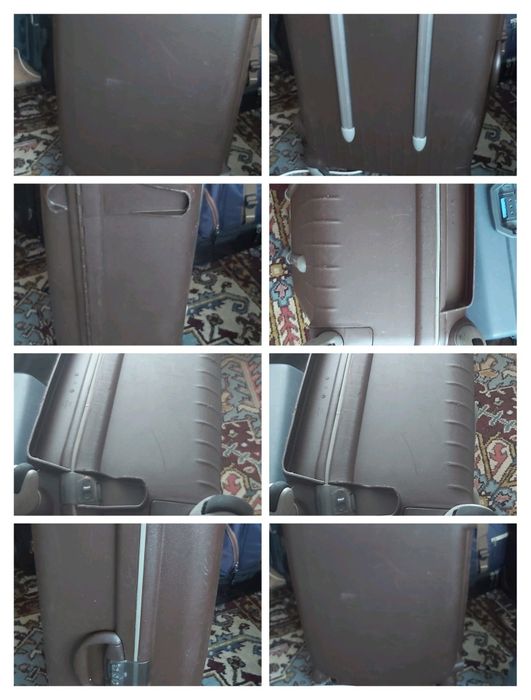 Valize trolere material textil și ABS