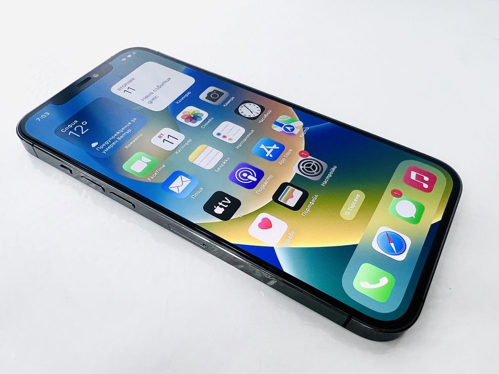 Apple iPhone 12 Pro Max 128GB Graphite Перфектен! Гаранция!