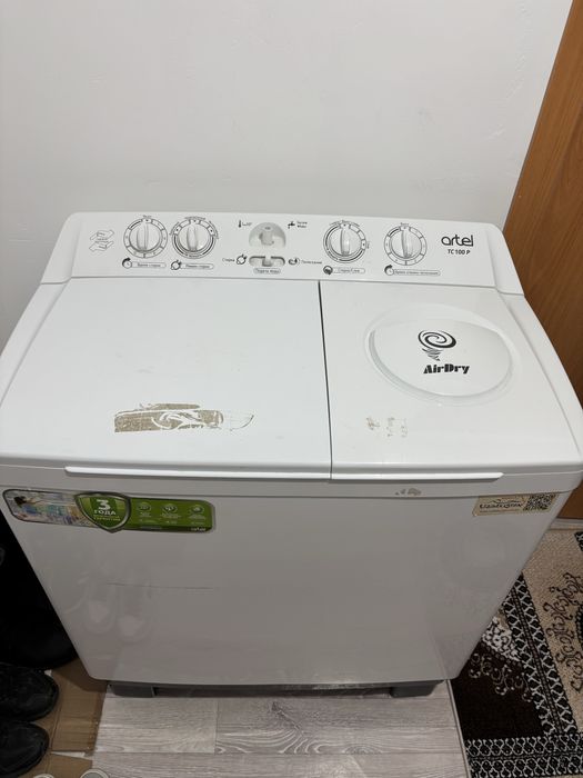 Продам стиральную машину полуавтомат Artel на 10кг
