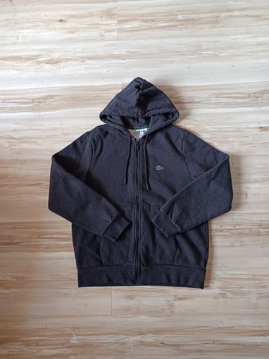 Оригинално мъжко горнище с качулка Lacoste