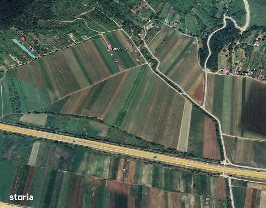 Vând teren extravilan în Cristian, zona fostei livezi