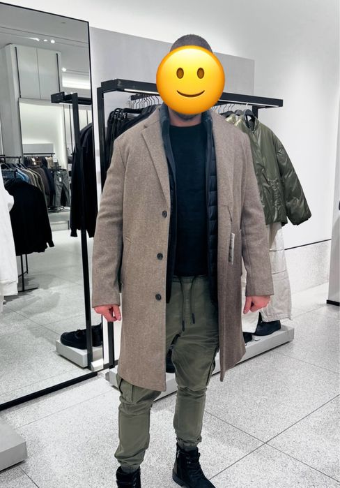 Мъжко палто Zara L -размер
