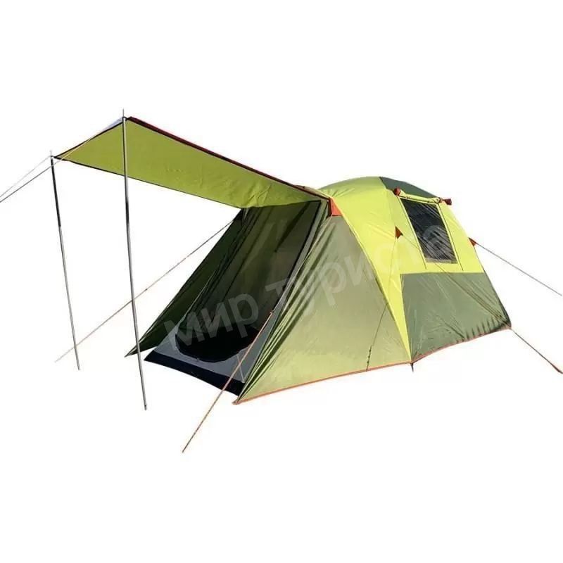 Палатка MirCamping М5-ART-1860, кемпинговая, 4 места, green