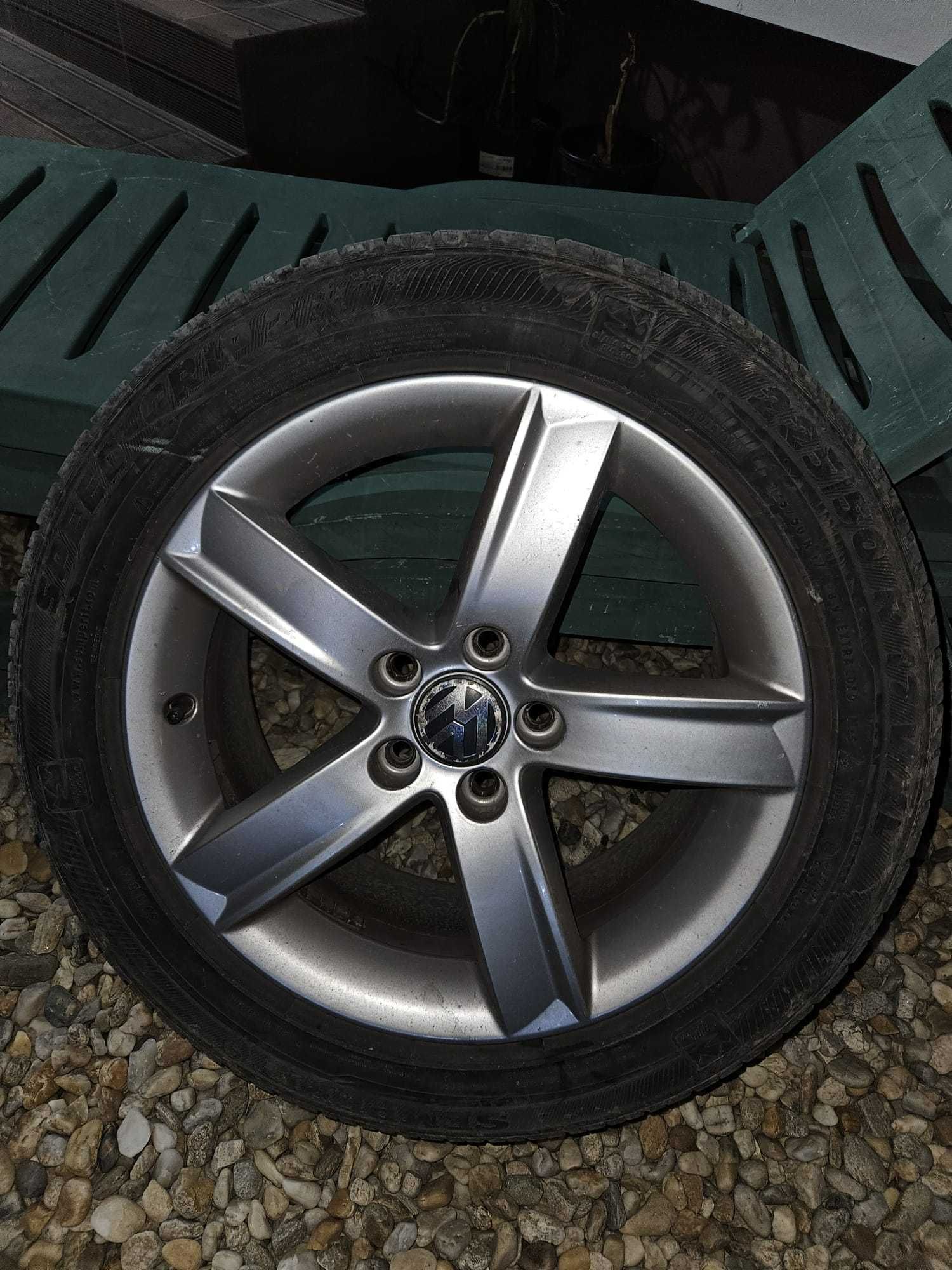 Jante 17" AUDI, VOLKSWAGEN, SKODA cauciucuri 225/50/R17 98V iarna