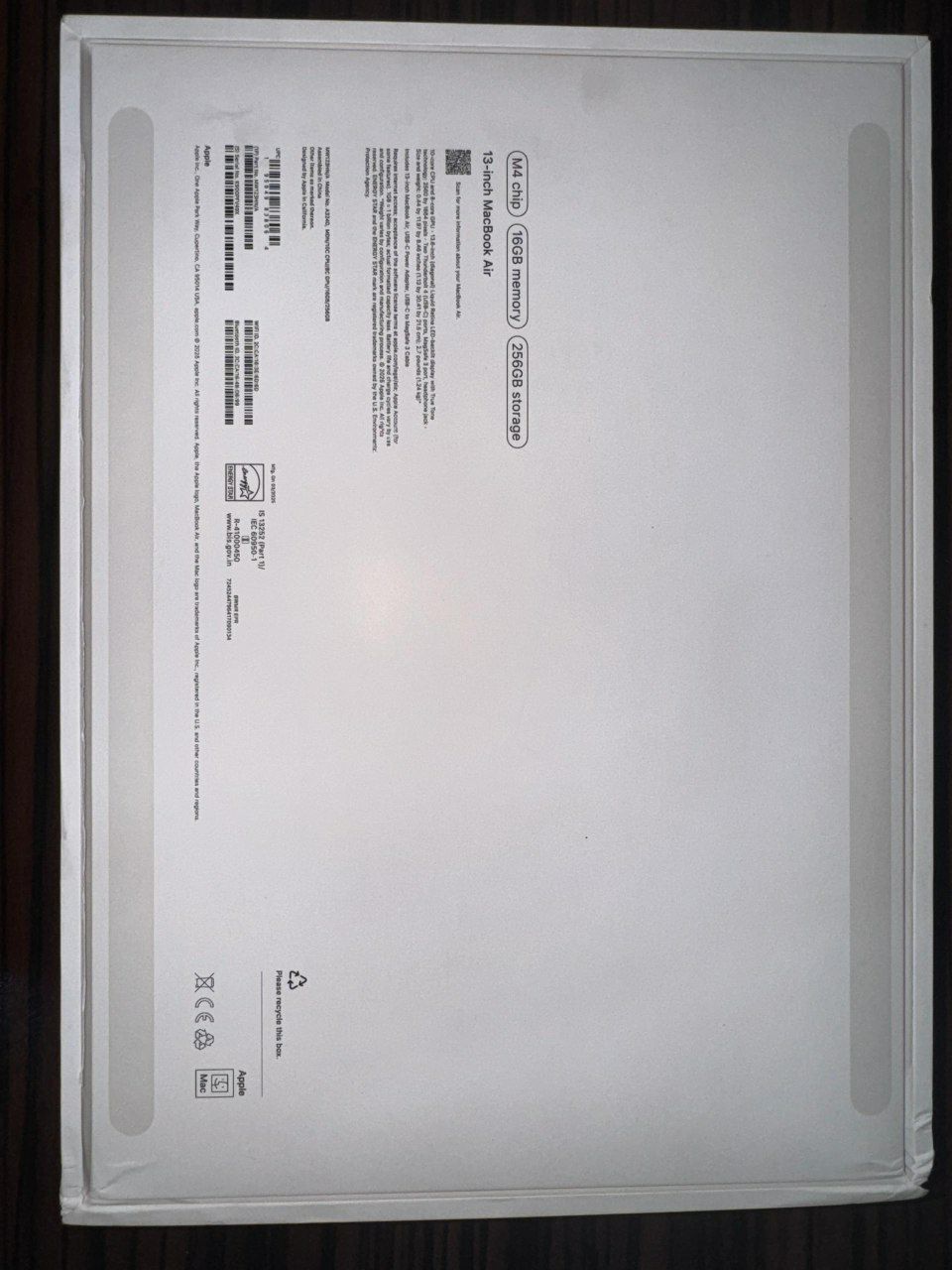 MacBook Air M4 16/256 Midnight 2025