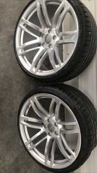 Jante originale 20 Audi RS6 cu anvelope Michelin Pilot Sport 4s AO