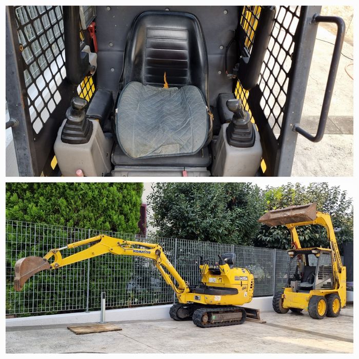 Miniîncarcător KOMATSU SK05J 1750h ORIGINALE  mini încărcător