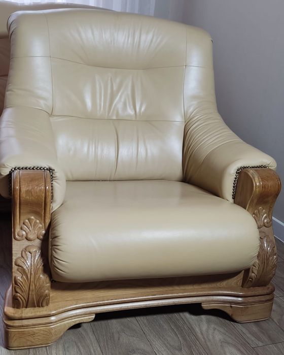 Canapele fotolii piele naturala living