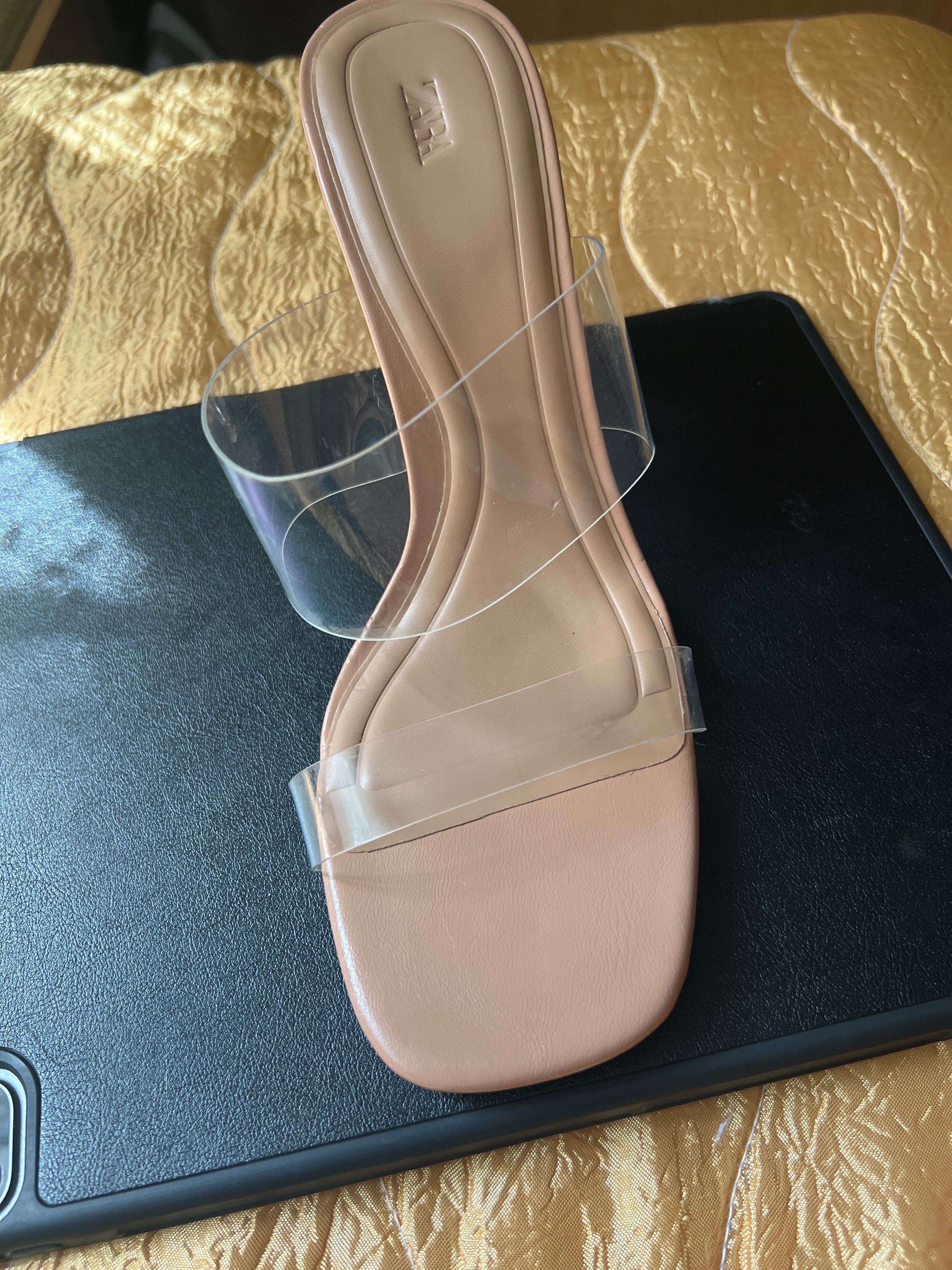 ZARA чехли на ток чисто нови