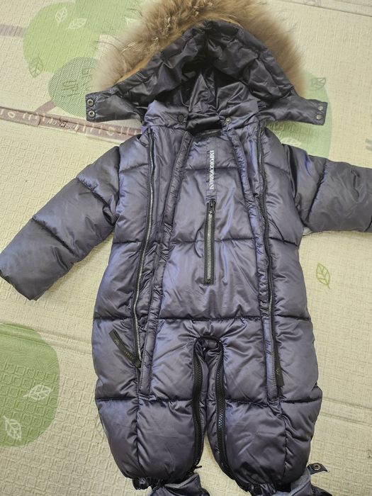 Зимний детский комбинезон