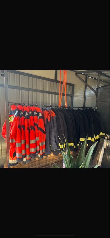 Costum original anti-foc aluminizat pompieri patrundere grea