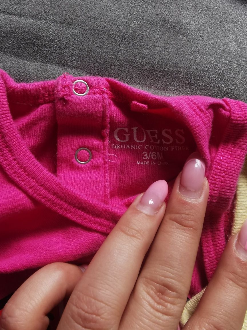 2 бр Боди с къс ръкав Guess 3-6m