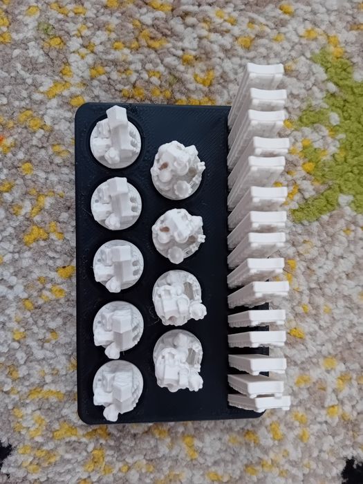 Set 4 suporturi piese pentru Catan