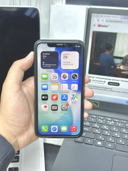 Apple iPhone 11 (128 гб 82%) / Айфон 11 (128 GB 82%) Алматы Айфон 11 г