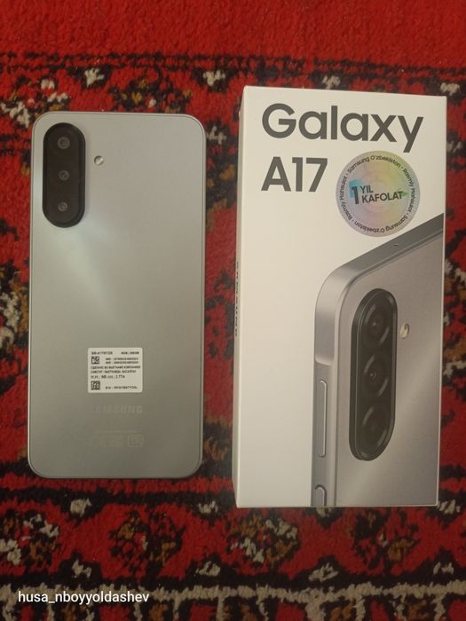 Samsung Galaxy A17 8/256 1 yil garantya