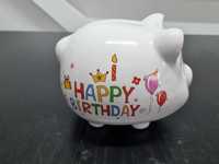 Pusculita ceramica "Happy Birthday"