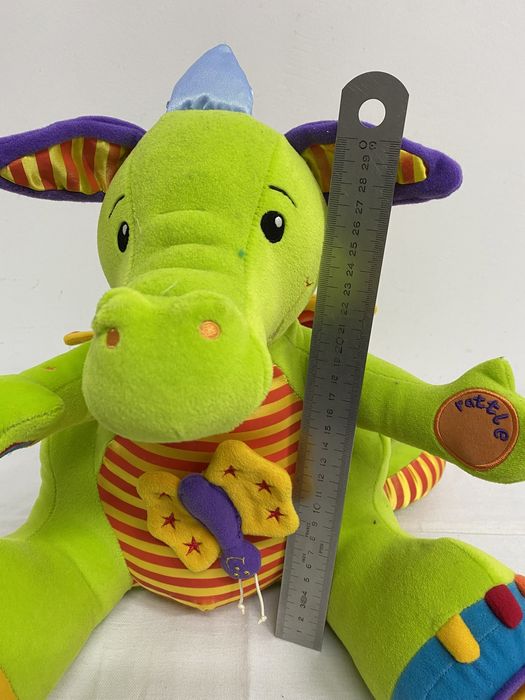 TOLO jucarie bebe dragon Sneezy cu activitati 30 cm
