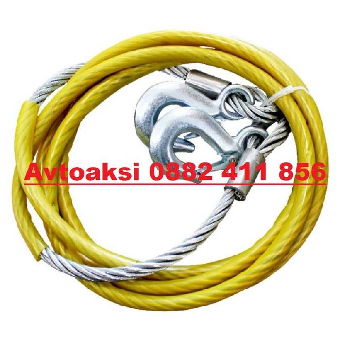 Въже за теглене (метално) - 5/8/10 тона