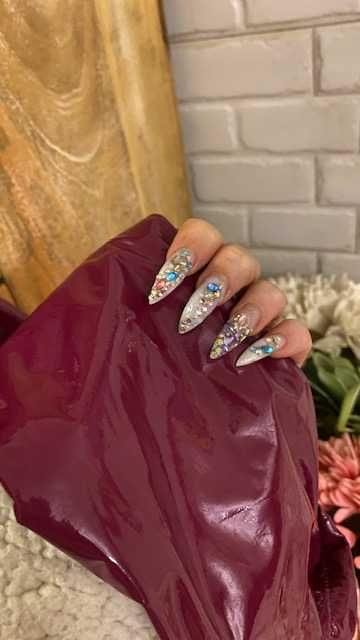 Кожен лачен панталон YSL*S model