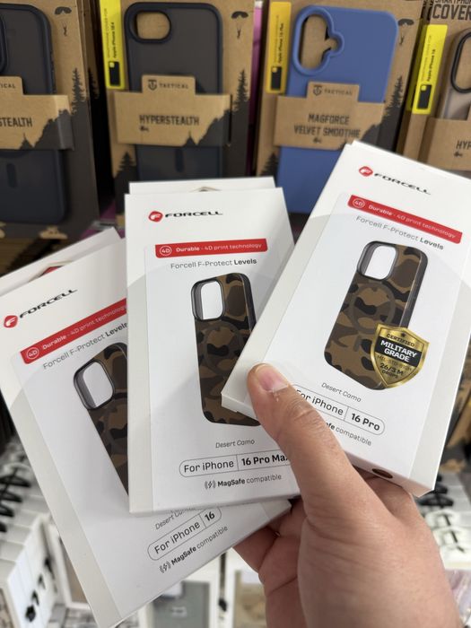 iPhone 16,16 Pro,16 Pro Max камуфлажни magsafe гърбове