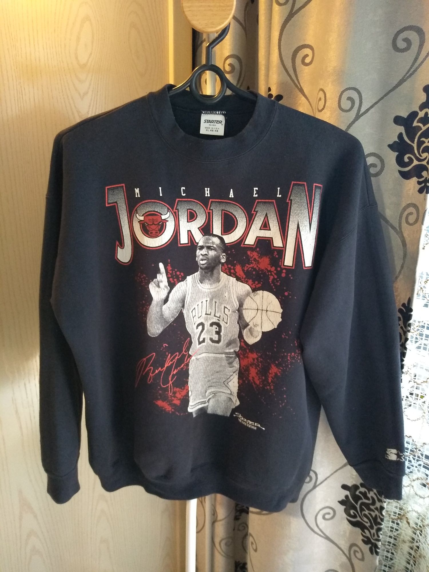 Bluză vintage basketball Michael Jordan Starter Made in USA