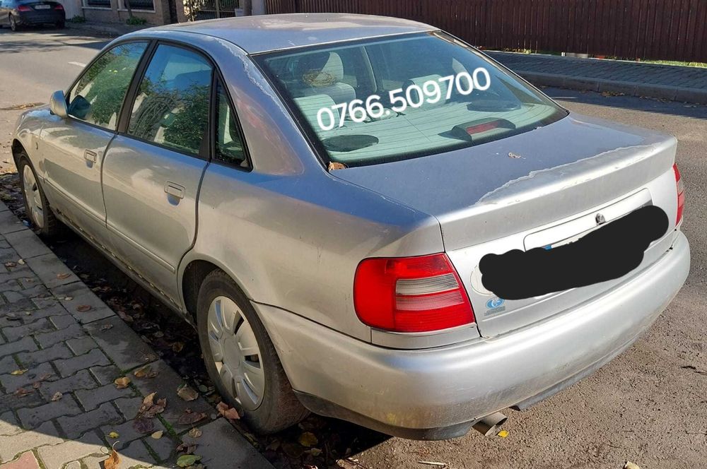 Audi A4, fabricație 1998,Benzina1.8, 215.000 km