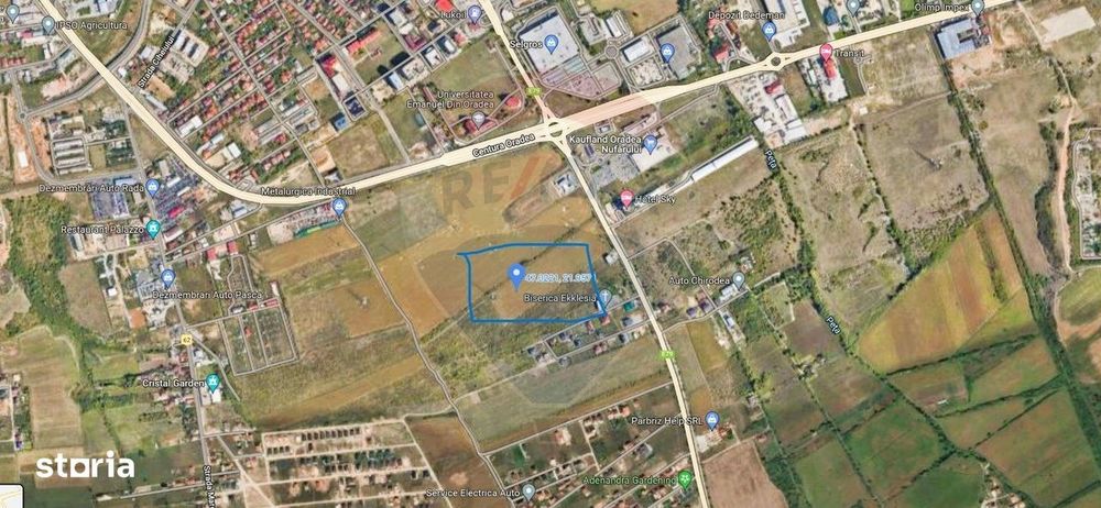 Teren 3187 mp intravilan de vânzare Oradea Nufarul zona Petru Maior