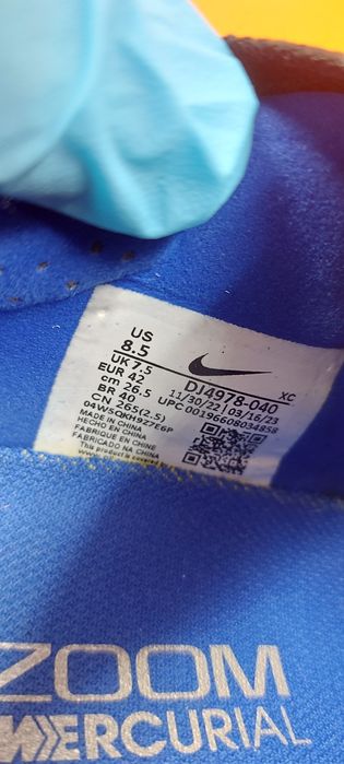 Nike ZoomMercurial Vapor 15 Elite Fg номер 42 Оригинални