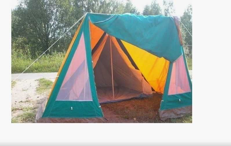 Палатка кемпинговая, 4-х местная, польская из СССР.