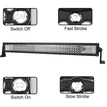 Led bar 540w cu kit relu telecomanda si buton TRANSPORT 0