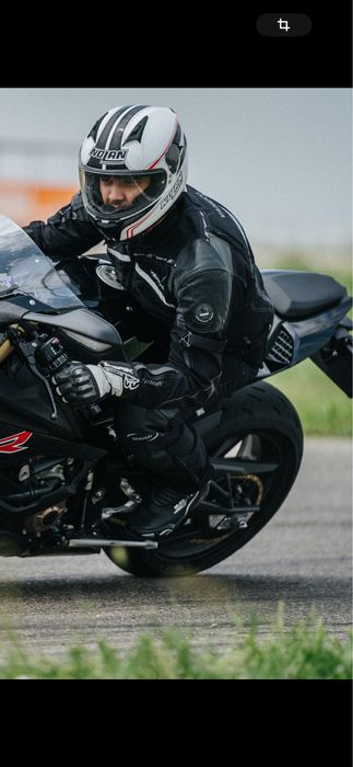 Costum moto textil si piele vanucci