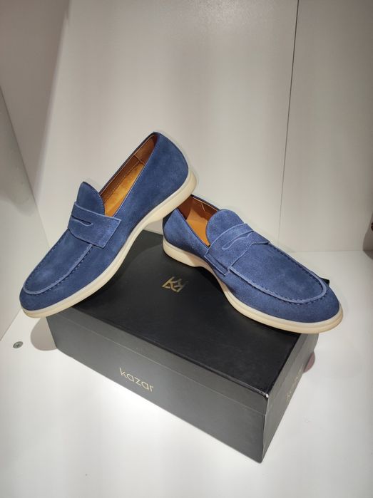 Mocasini albaștri navy Kazar marimea 43