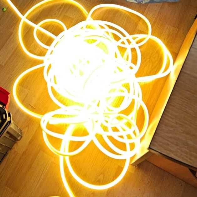 Гибкий неон желтый