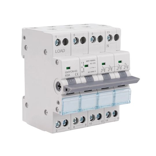 Jadeshay Dual Power Transfer Switch, 4P, 63A, 400VAC, GYHO9-63