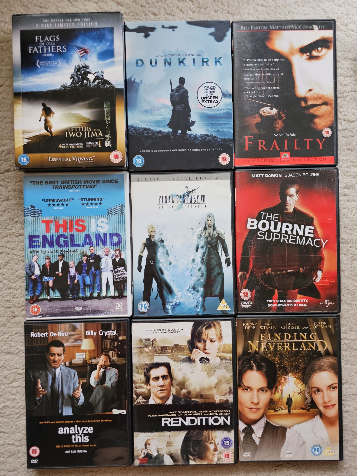 Оригинални DVD на Английски език от лична колекция