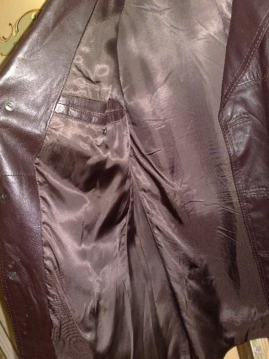 sacou/haina piele barbati piele manusa,foarte subtire